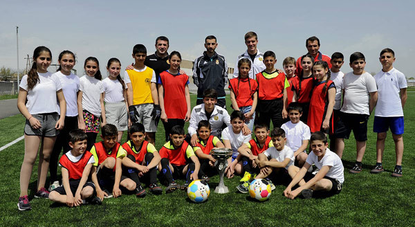 90 days to go before the U-19 Euro-2019 kick-off: Grassroots tournament started in Vagharshapat