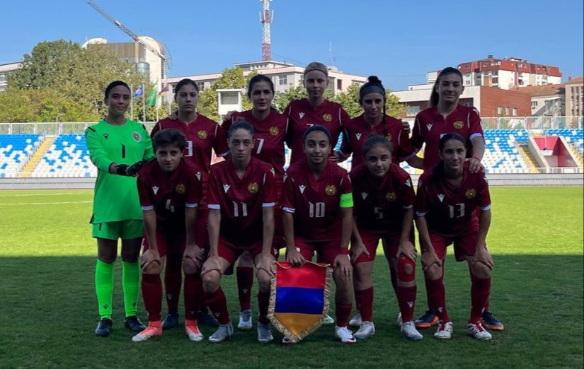 Женская сборная Армении до 17 лет сыграла вничью со сборной Косово