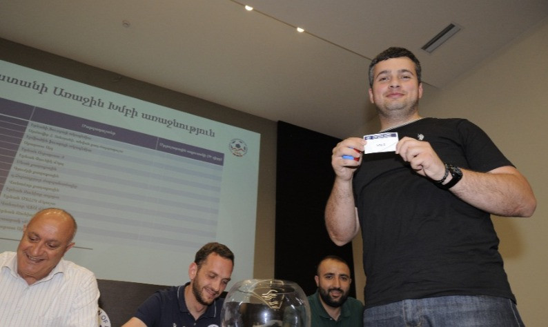 The draw for the opening round of the Armenian First League was held