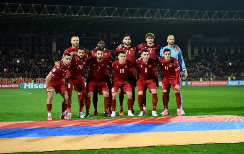 Armenia is the 94th in FIFA February rankings