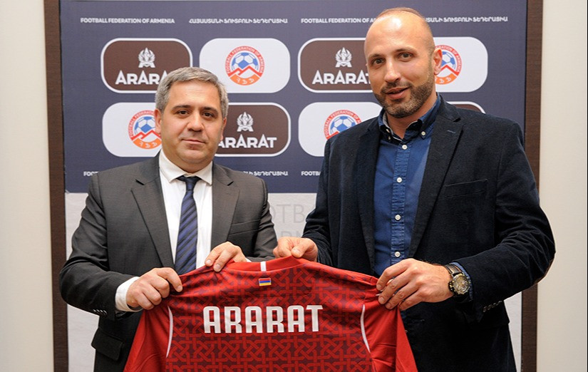 Ararat Armenian brandy of Yerevan Brandy Company is the official partner of the Football Federation of Armenia