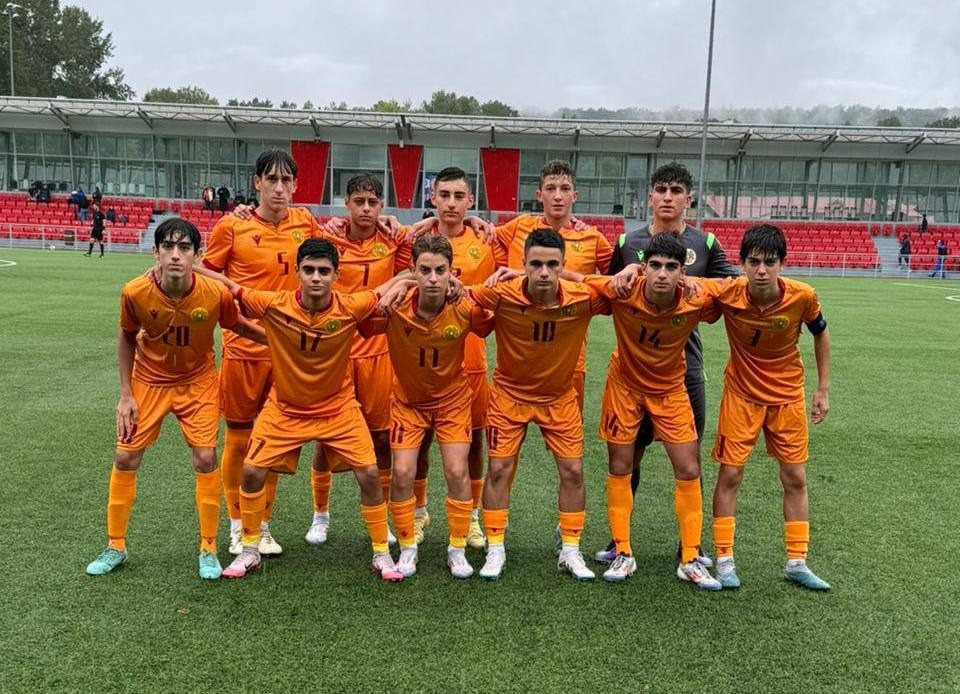 Armenia U-15 National Team Loses 2-1 to North Macedonia in UEFA Development Tournament