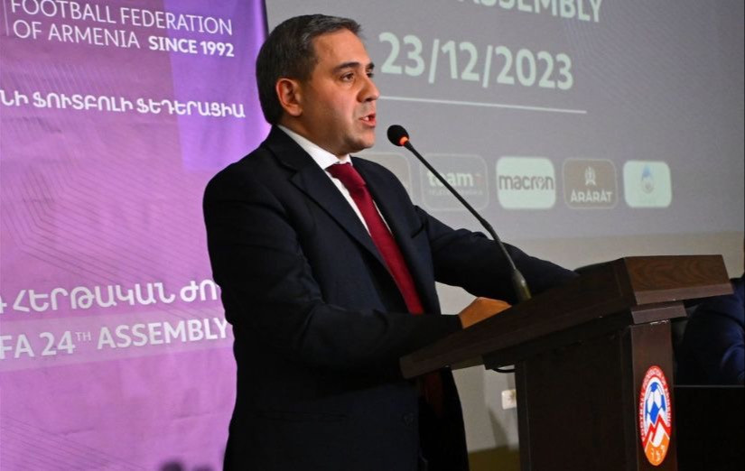 Armen Melikbekyan re-elected as FFA President
