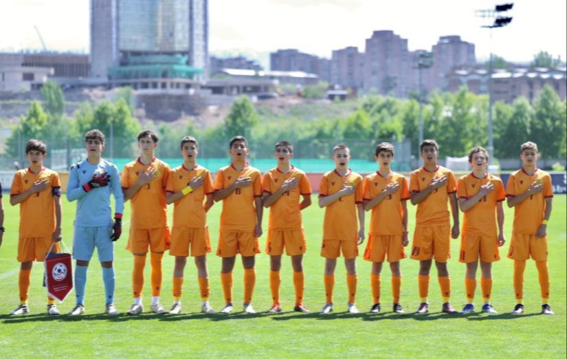 В стартовом матче турнира Развития УЕФА до 14 лет сборная Армении уступила сборной Ливана