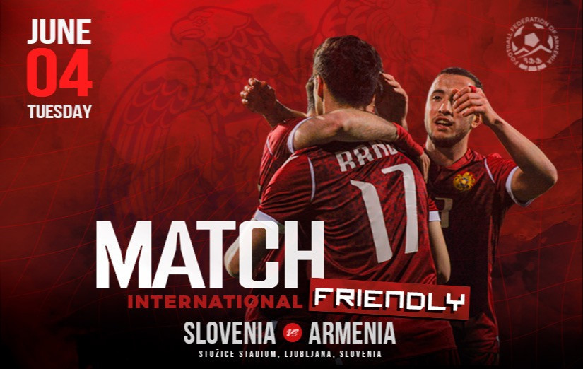 Armenian national team to play a friendly match against Slovenia