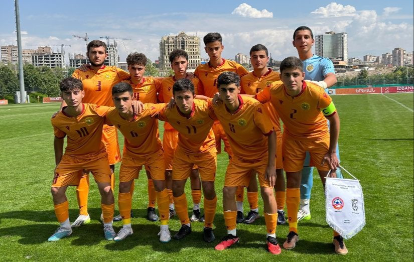 Armenian U-17 team lost to Lithuania in a frienedly match