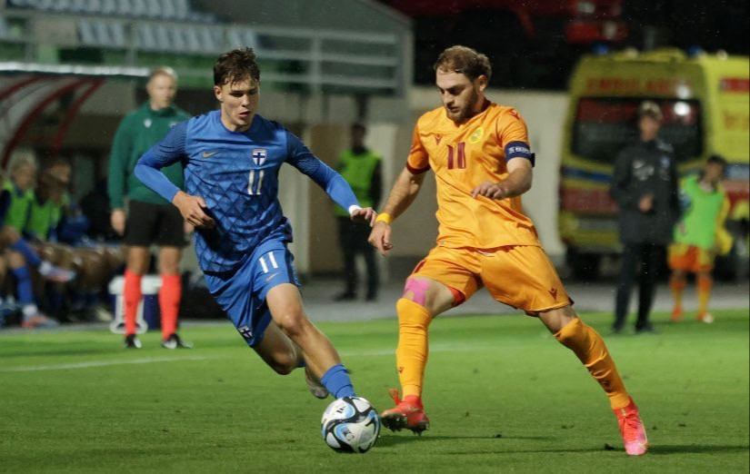Armenia U-21 lost to Finland U-21