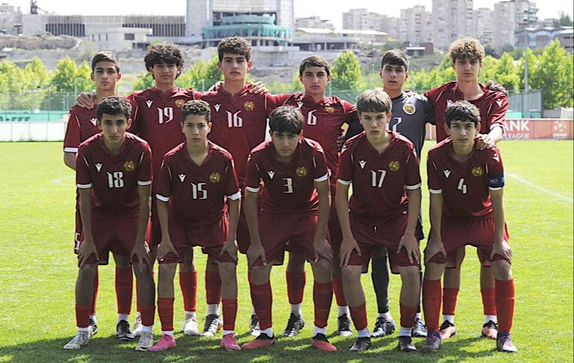 Armenia U-15 team finished UEFA U-15 Development tournament with a defeat