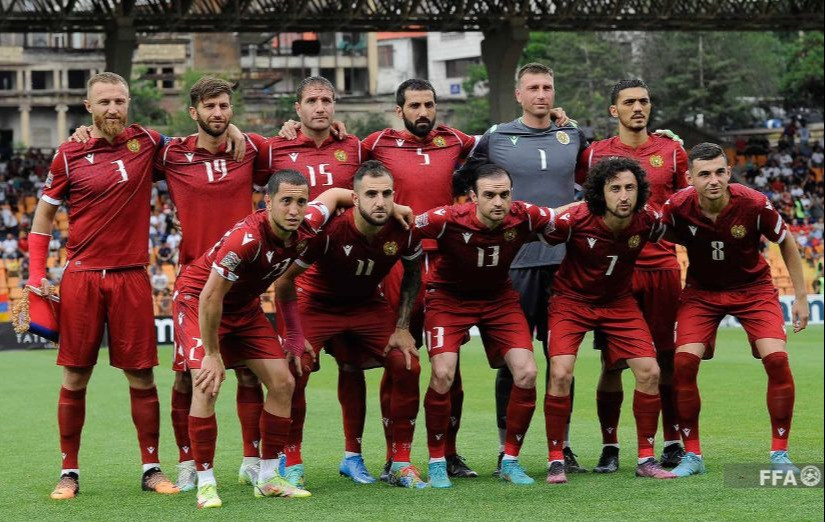 Armenia's National Football Team Starts 2022 in 92nd Place