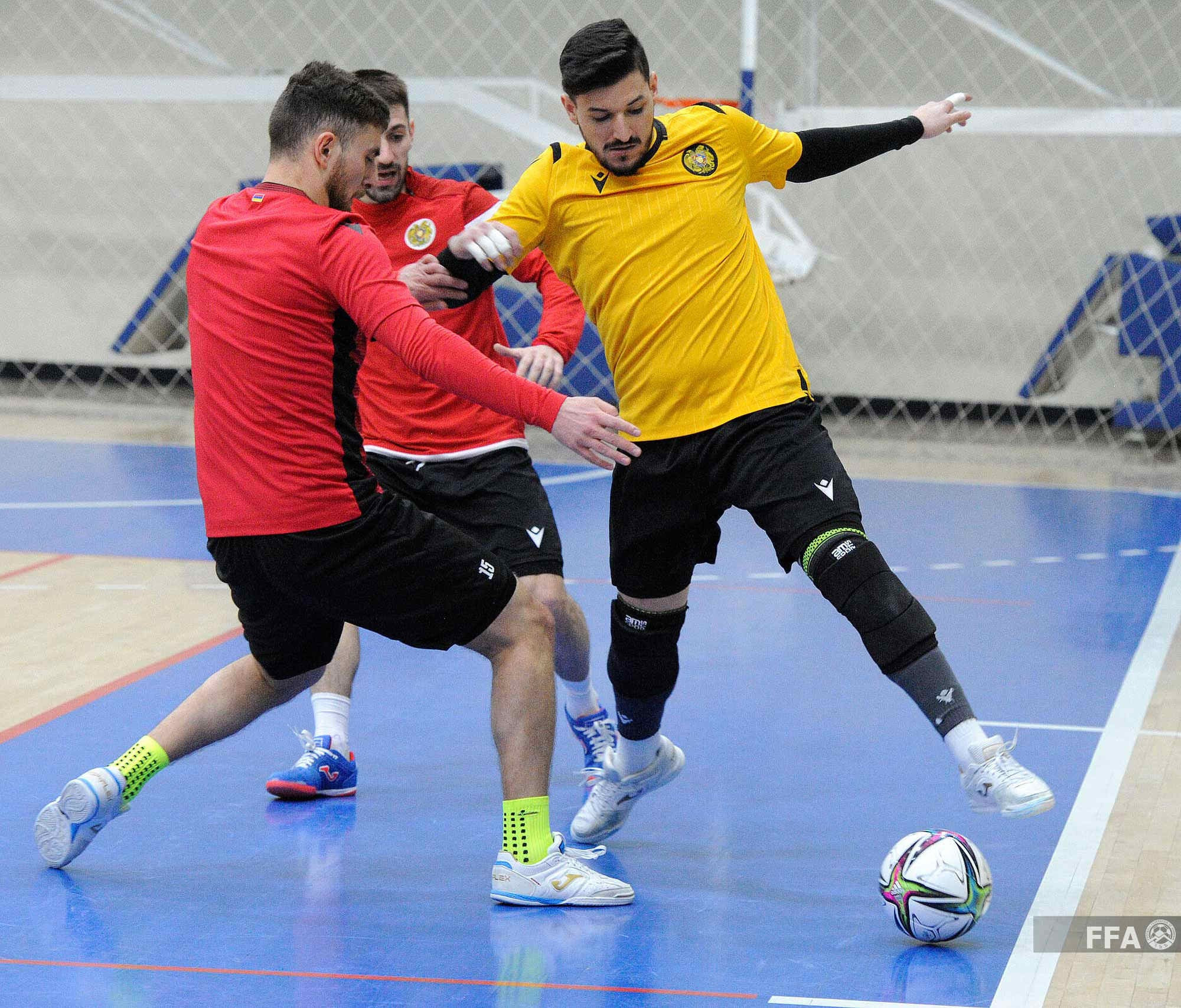 Futsal Armenian national team training session
